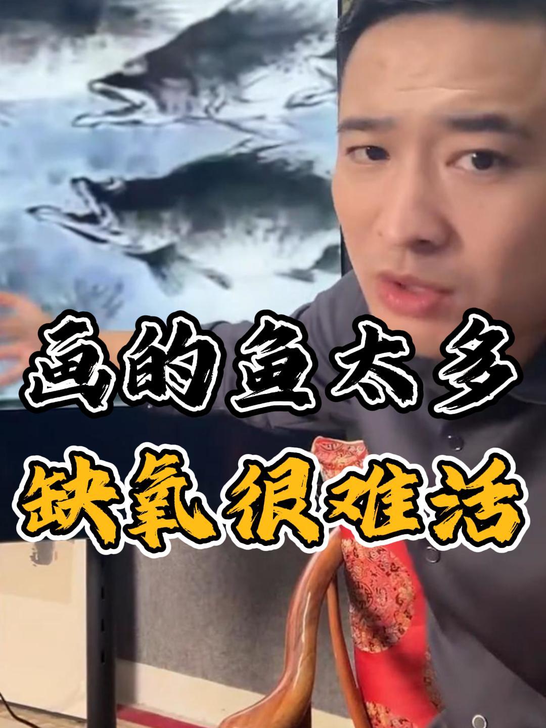 书画鉴赏——画的鱼太多 缺氧很难活