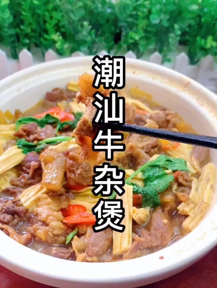 牛杂砂锅煲最好吃的做法,配料是关键,鲜香入味,好吃又下饭