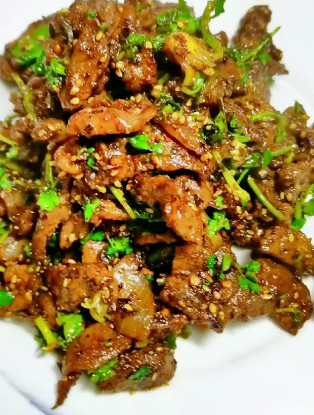 孜然羊肉的做法
