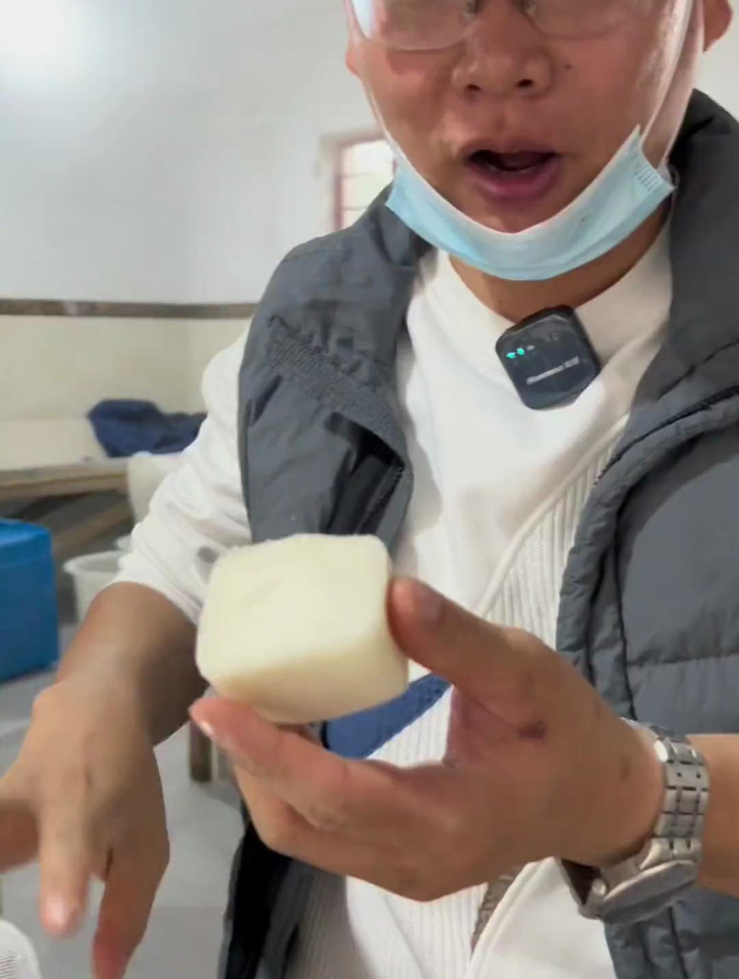 从梗米如何蜕变成我们最爱的年糕,大家随着我的镜头看过来