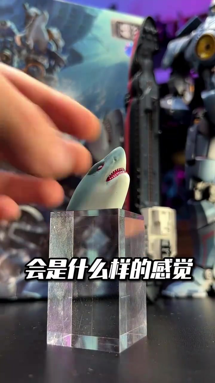 开箱一盒可以变形的鲨鱼机甲