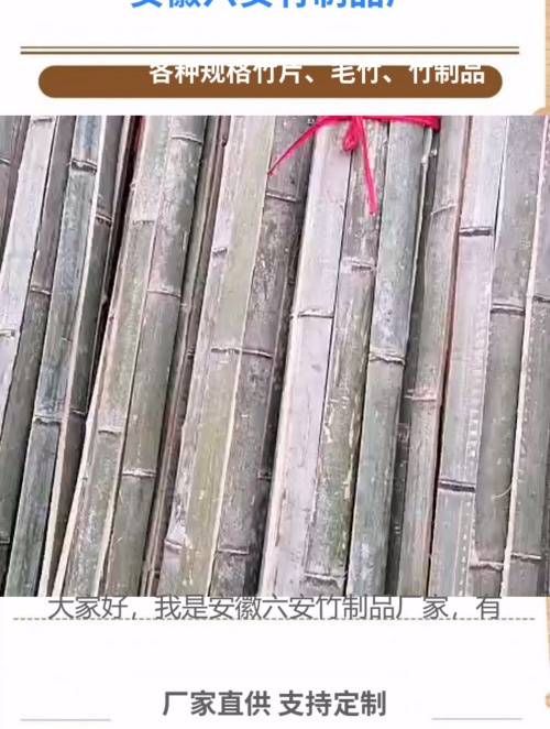 蔬菜大棚竹竿菜架竹山药网架杆规格可定制