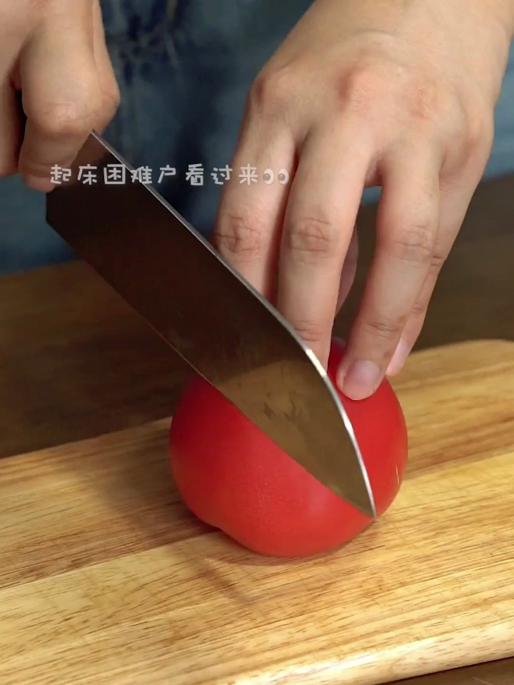 早餐版西红柿炒蛋,精精致致,好看更好吃!