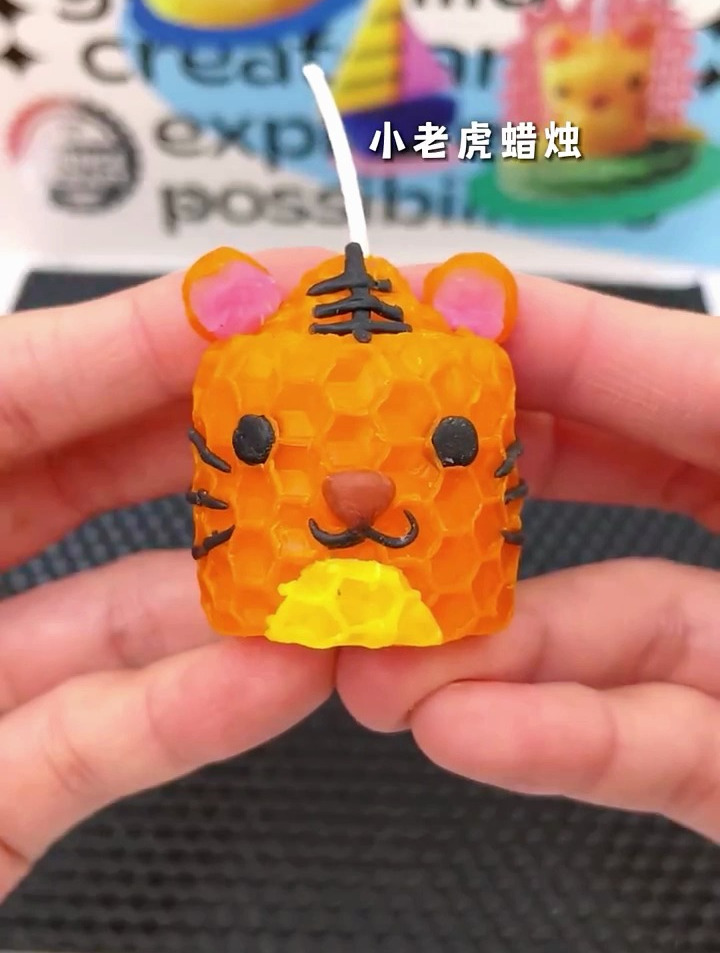 小朋友自己动手就可以做的折纸蜡烛,放在生日蛋糕上,也太好看了