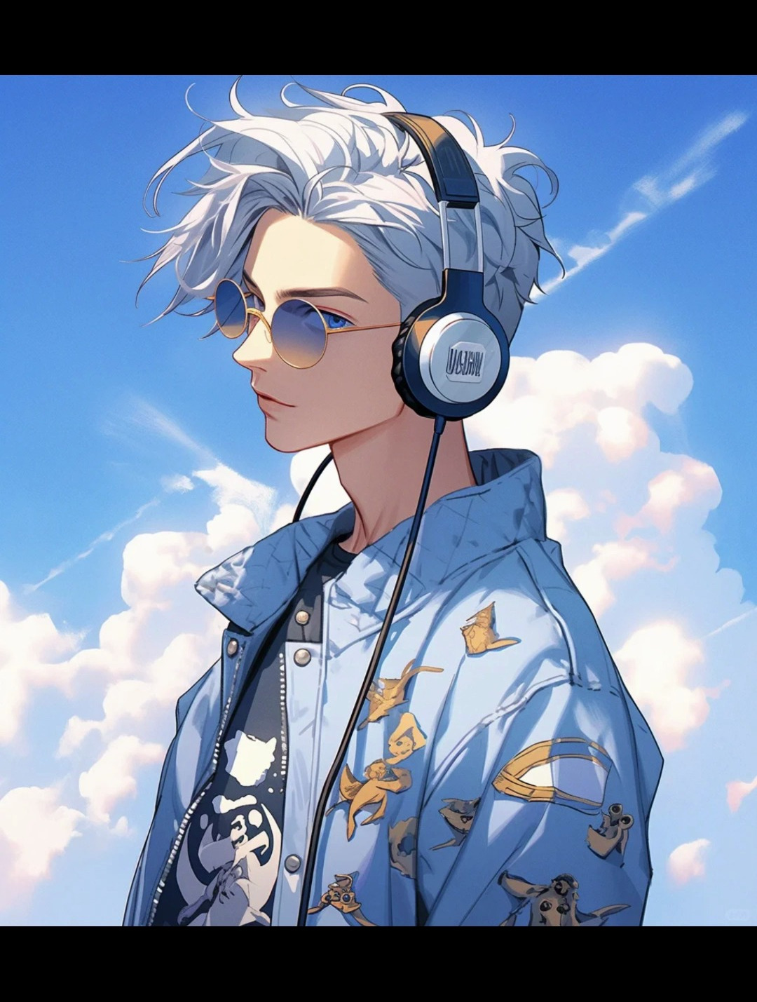 简约帅气男生头像