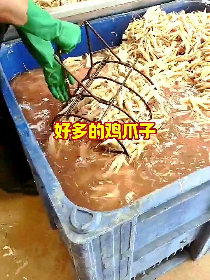 鸡爪子变白是什么原理