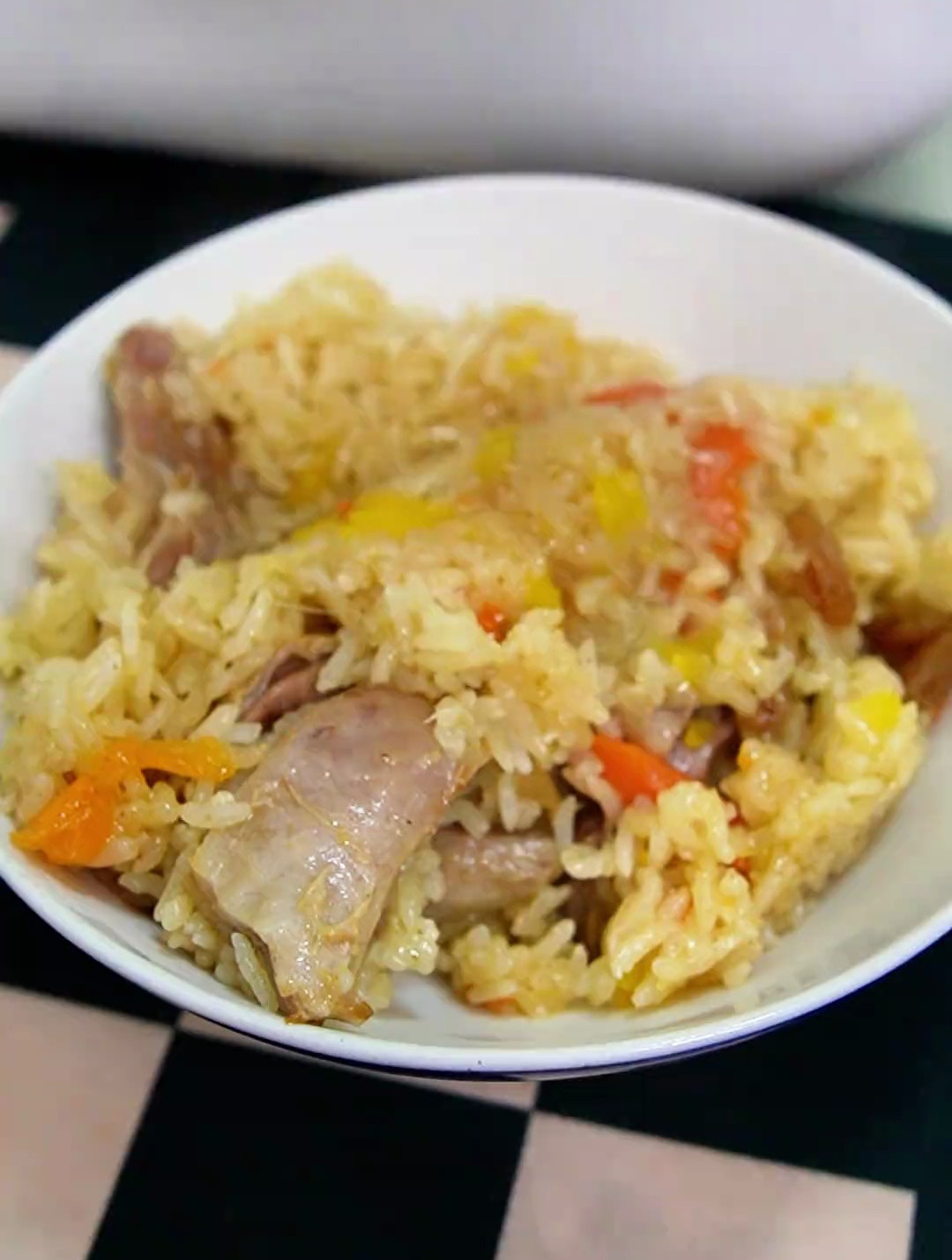 地道的新疆羊肉抓饭,家里有电饭锅就能做