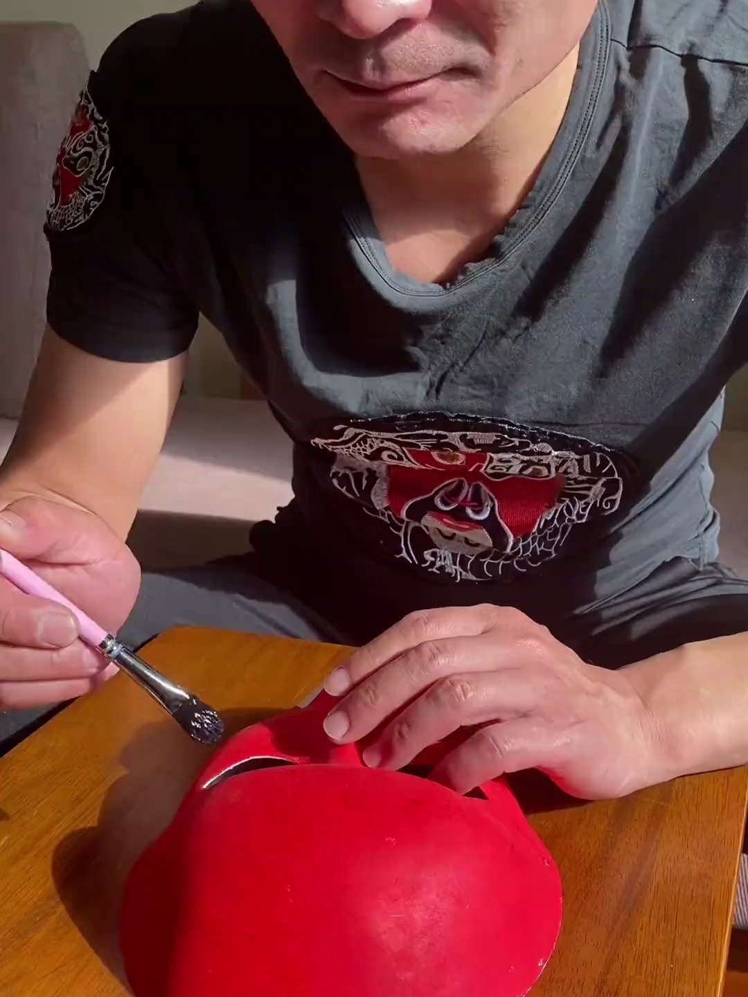 这个关羽面具脸谱好看吗朋友们