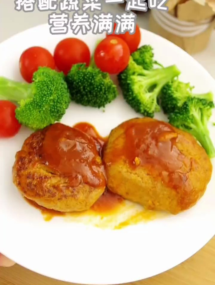 宝宝辅食,日式牛肉饼,鲜嫩多汁