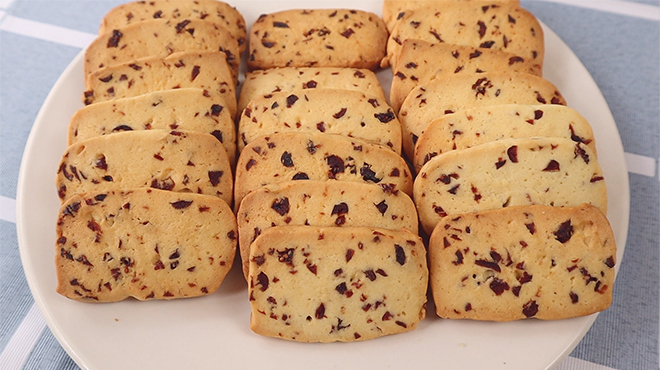 自制蔓越莓饼干，做法配方详细讲解，没有烤箱也能做，香甜酥脆