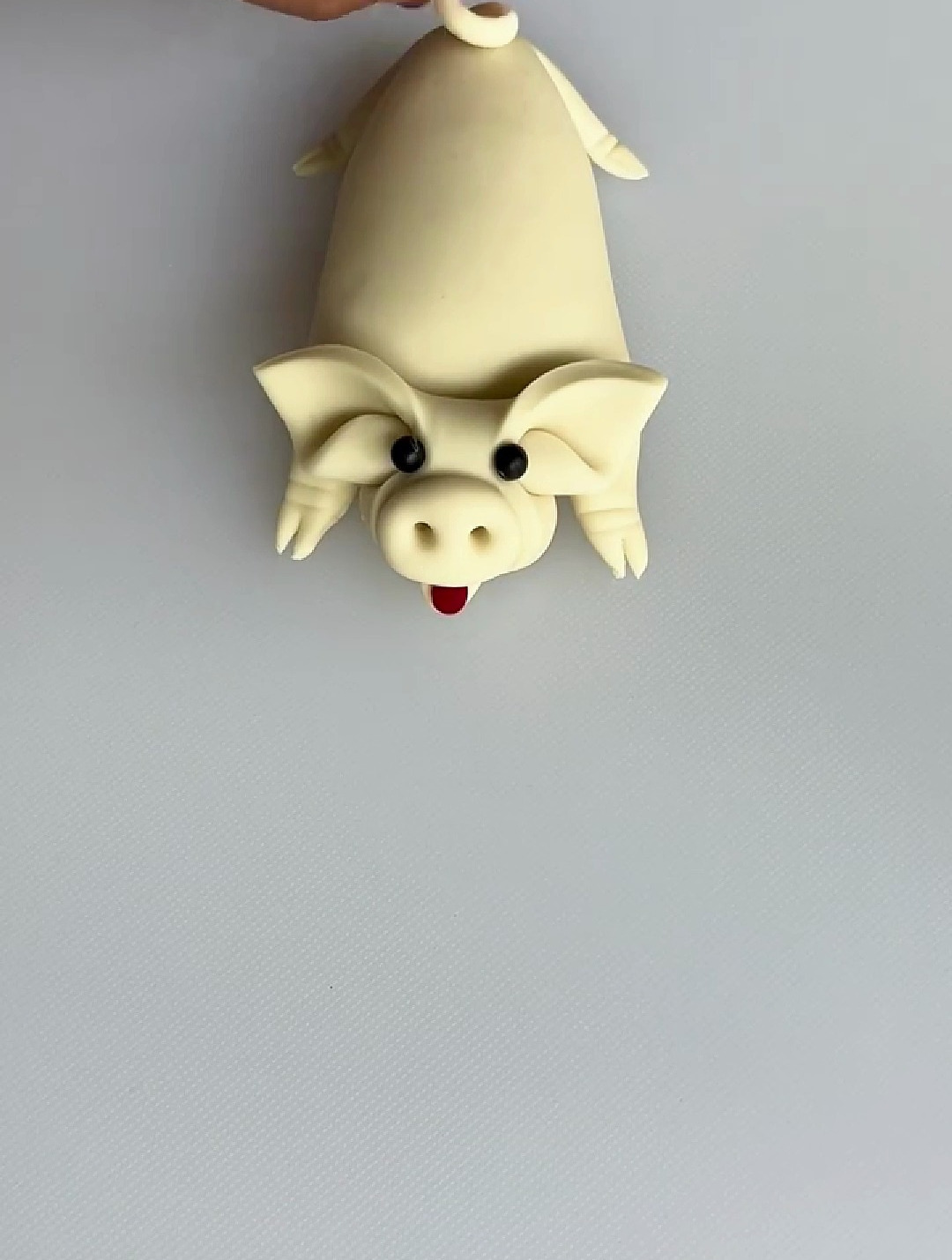 可爱的小猪馒头做法!