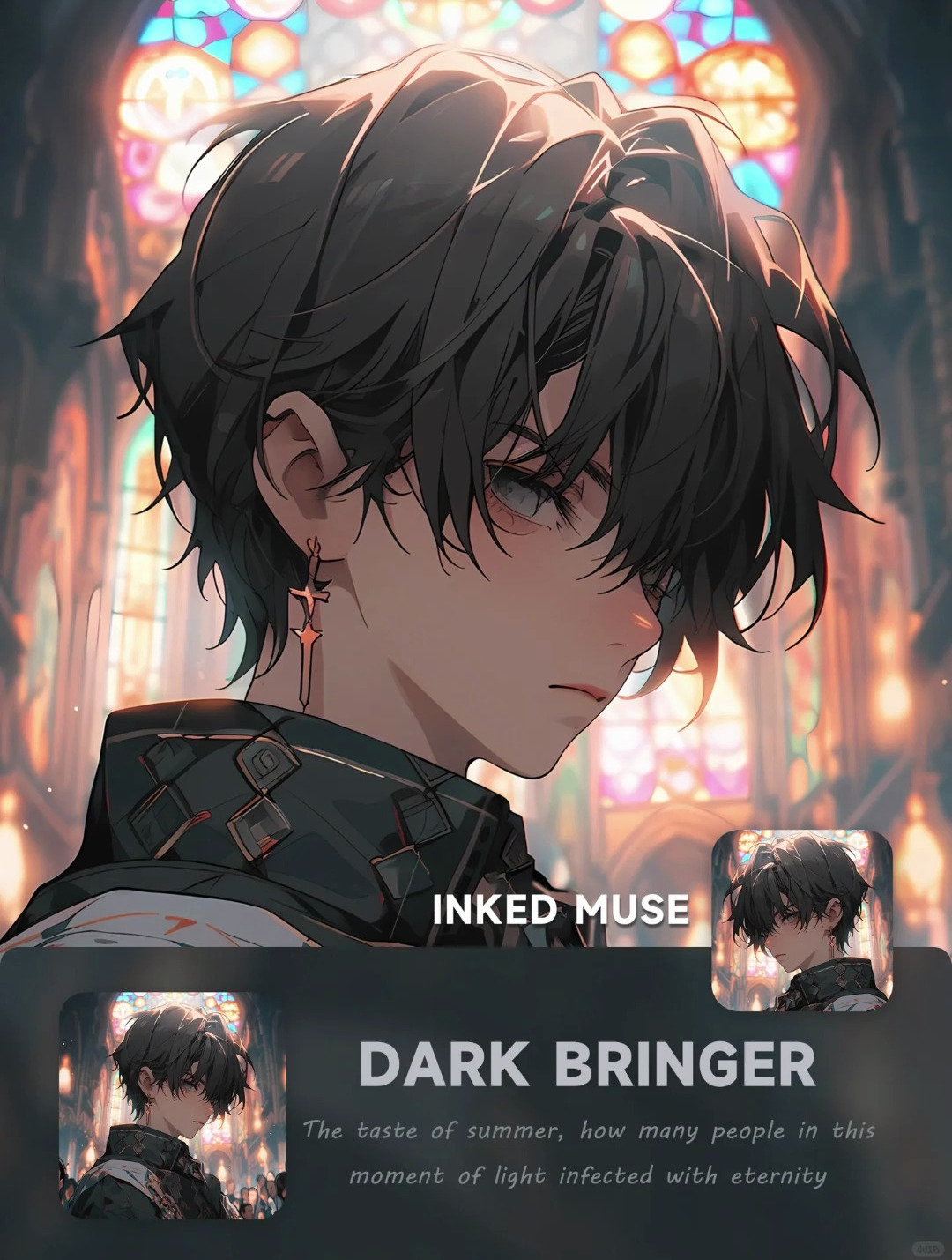 男生头像/黑暗系很潮很酷头像