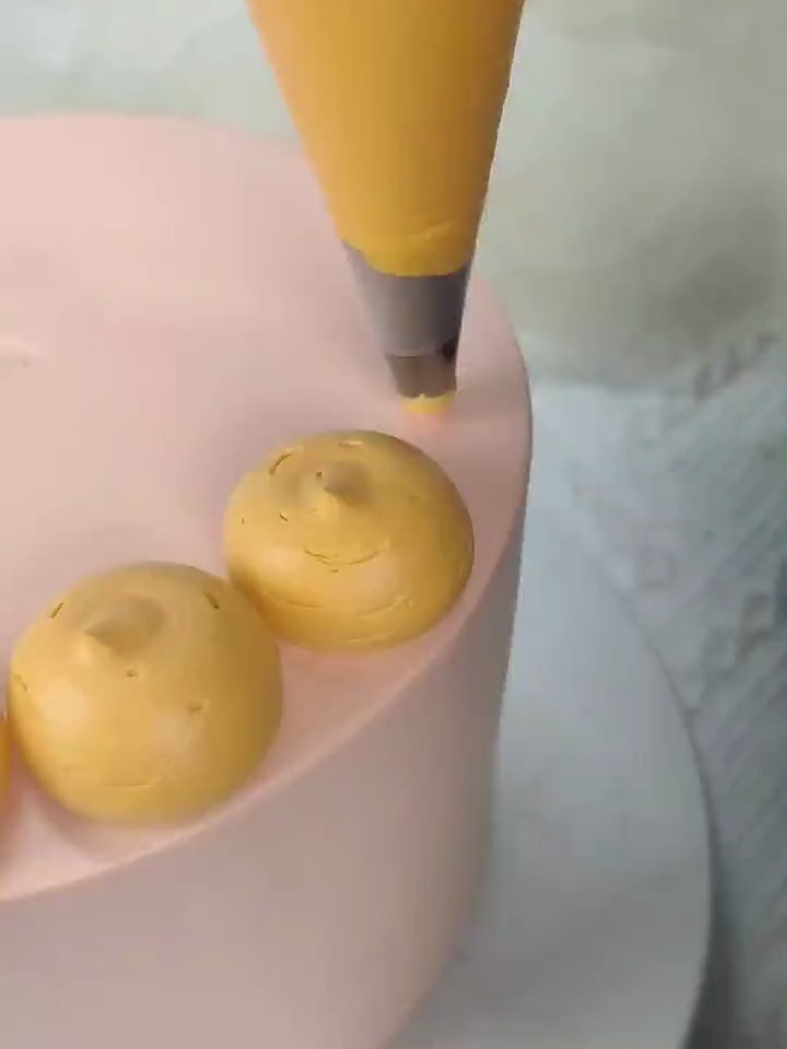 爱烘培爱生活 疫情的橙色奶油蛋糕 柿子