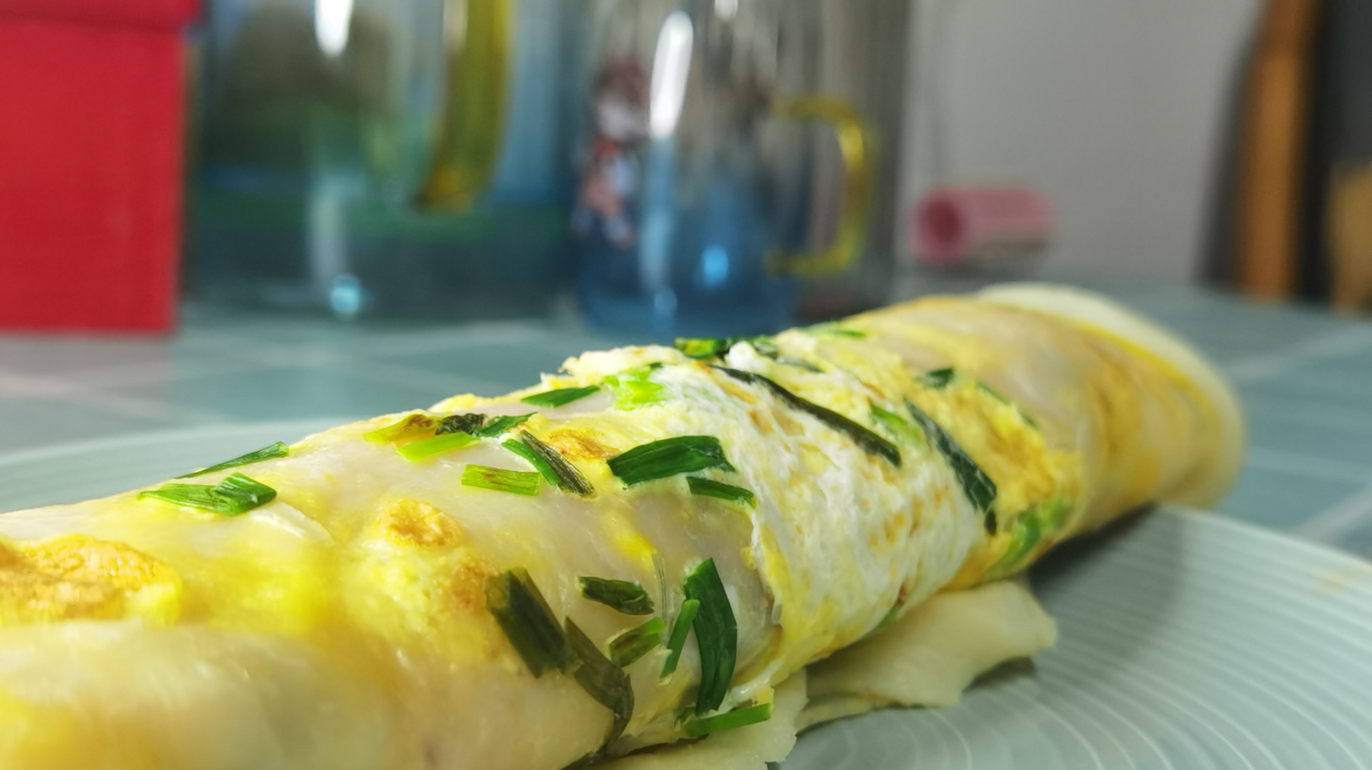 5分钟营养早餐鸡蛋饼,好吃又好做,一个不够吃!