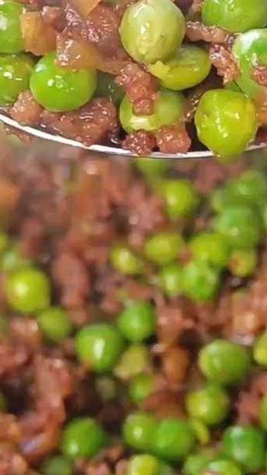 酸菜肉末豌豆,3分钟学会下饭神器,赶紧收藏