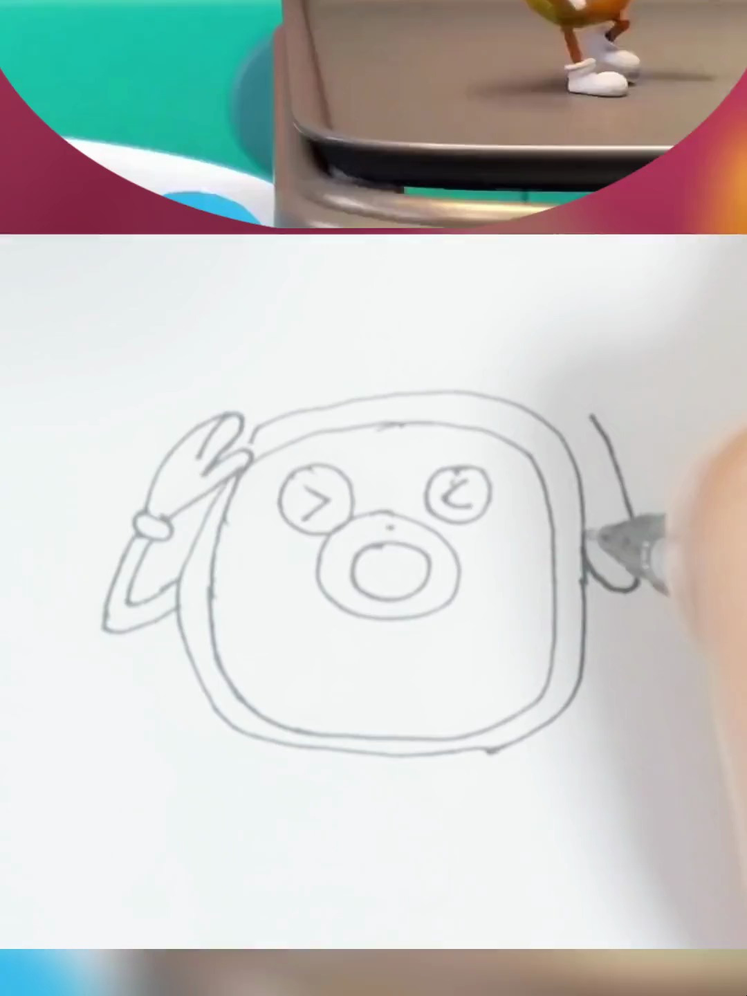 甜甜圈怎么了?简笔画教程