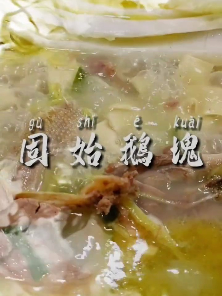 历史悠久的河南菜固始鹅块,汤鲜味美