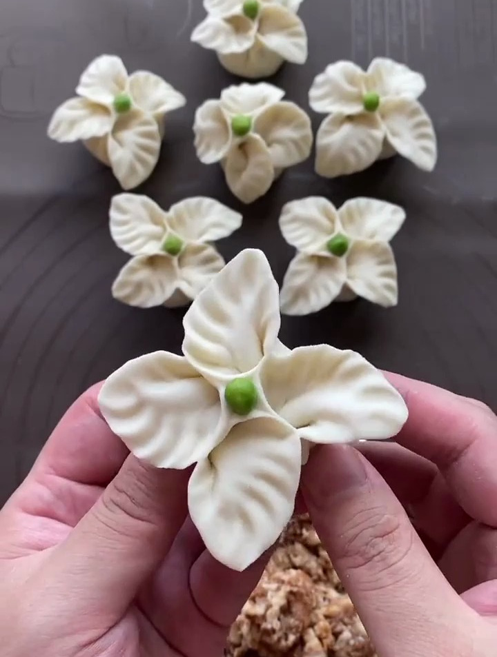 白菜饺子简单包法