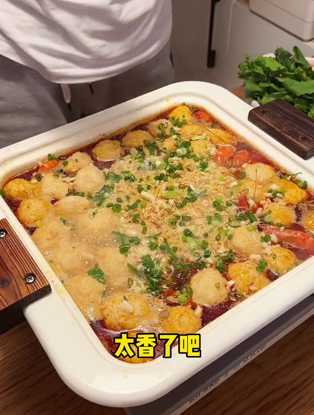 在家就能吃老公做的豪华版海鲜麻辣烫