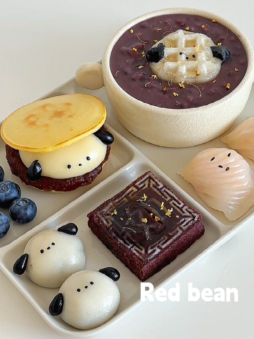 冬天就要吃糯叽叽热fufu的红豆年糕汤!