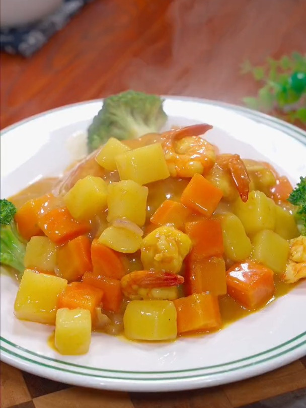 好吃的番茄咖喱盖饭