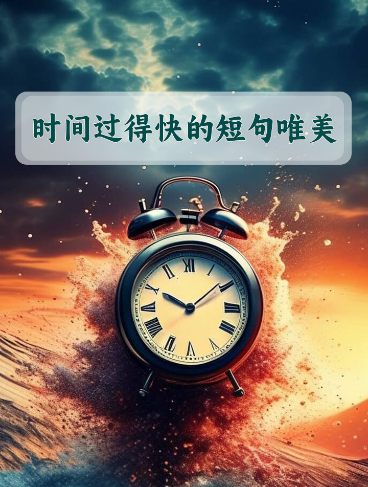 形容感慨时间过得太快的10段精简短句,富有诗意且唯美
