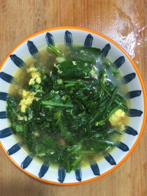 菜心怎么做好吃,分享一道菜心鸡蛋汤
