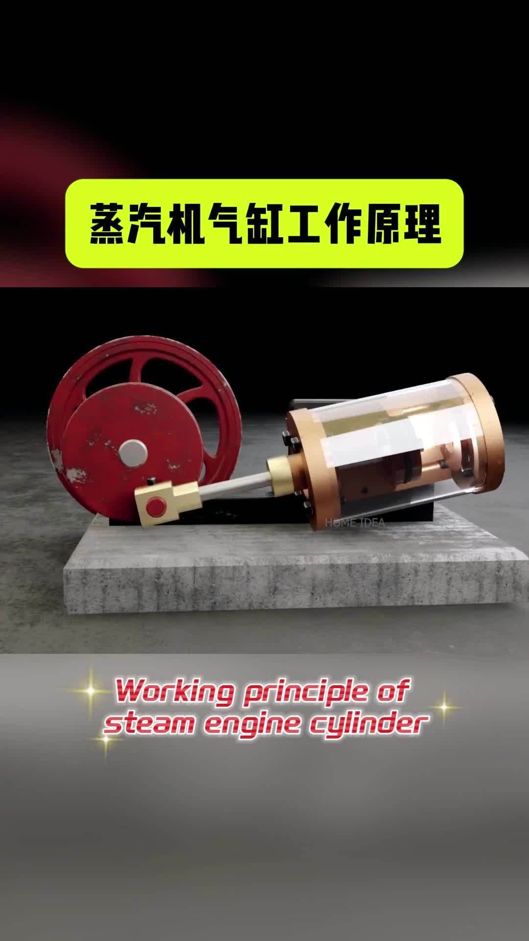 蒸汽机气缸工作原理