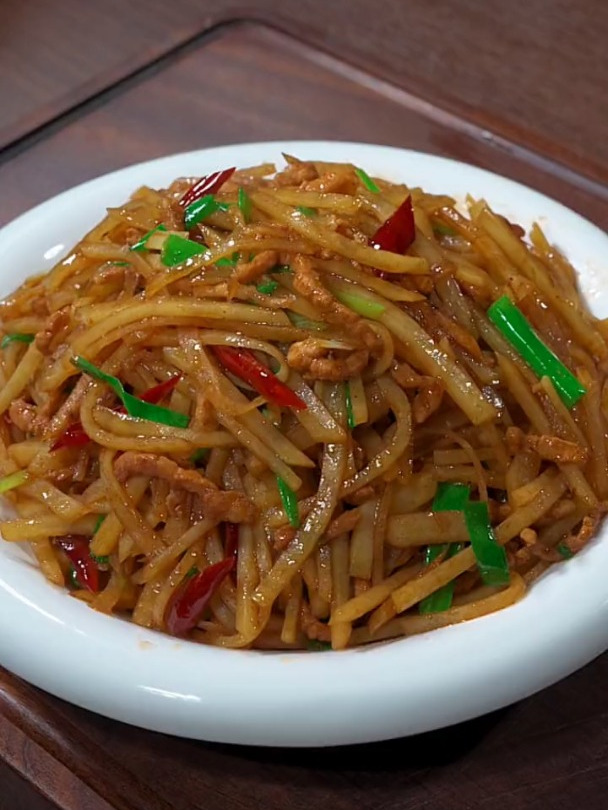 土豆丝这样炒味道绝了