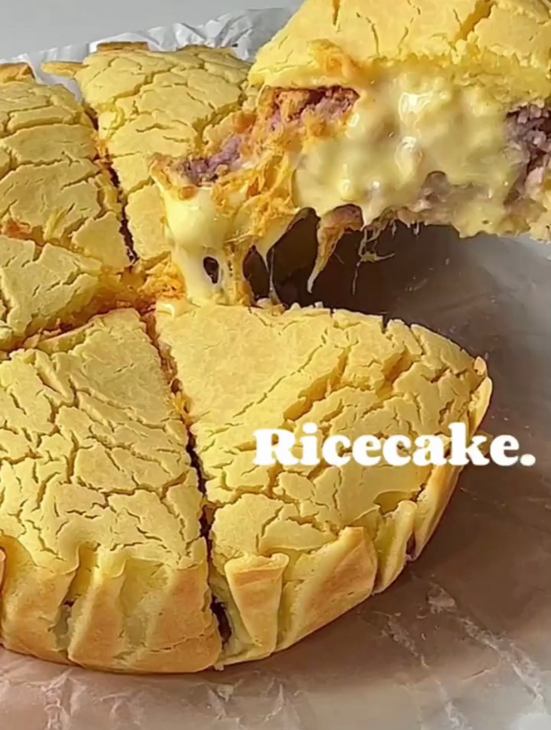 爆浆芋泥芝士肉松烤年糕这组合谁不爱啊