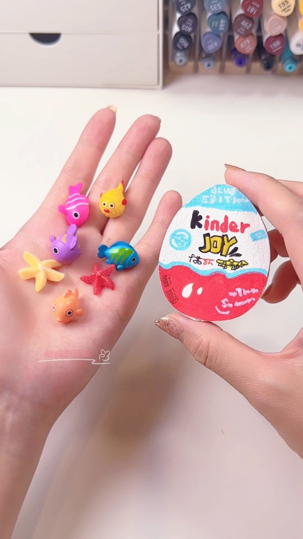 好玩的健达奇趣蛋巧克力 手工 自制 可爱 创意DIY