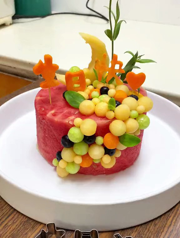 水果拼盘的花式做法 有仪式感的生日蛋糕