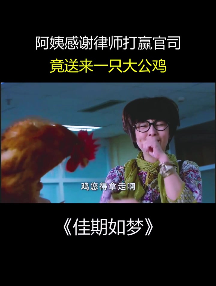 佳期如梦:阿姨感谢律师打赢官司,竟送来一只大公鸡,场面搞笑