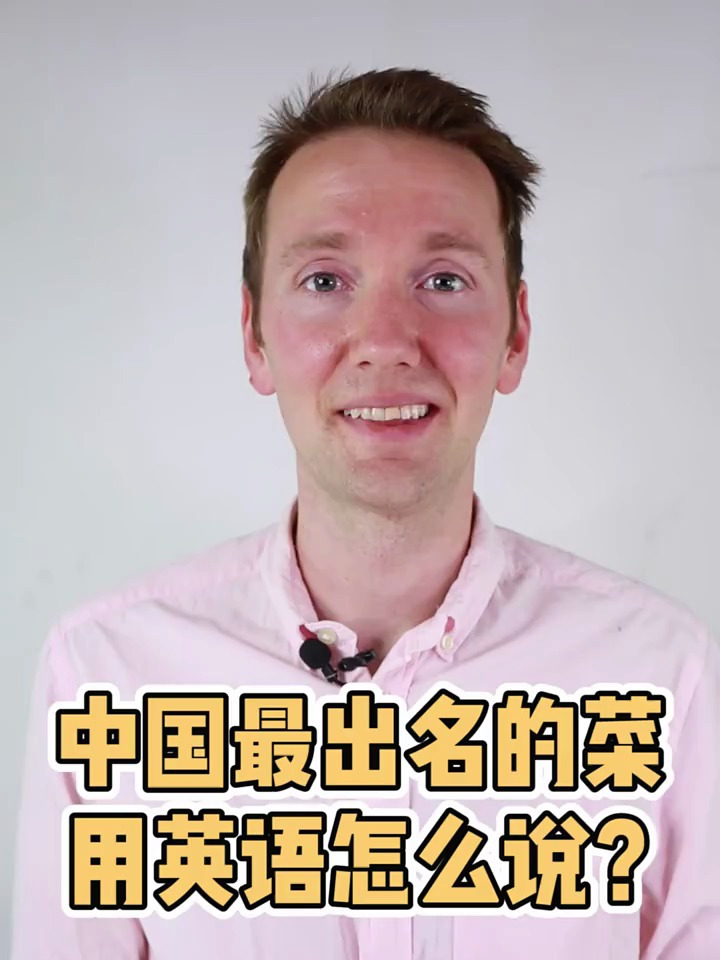 中国最出名的菜用英语怎么说?