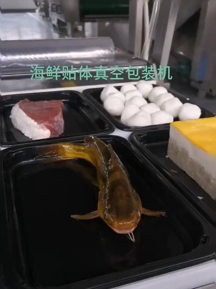 真空贴体包装机 海鲜真空包装 活鱼真空包装 贴体真空包装机