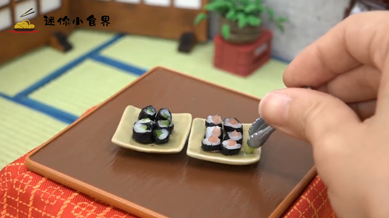美食小教程,手卷三文鱼寿司,我的最爱来啦~
