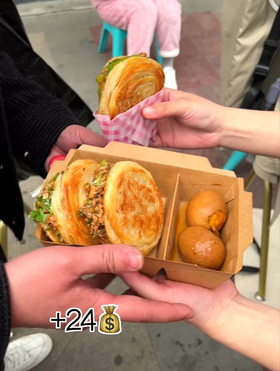 成本325摆摊卖把子肉夹馍能赚多少????