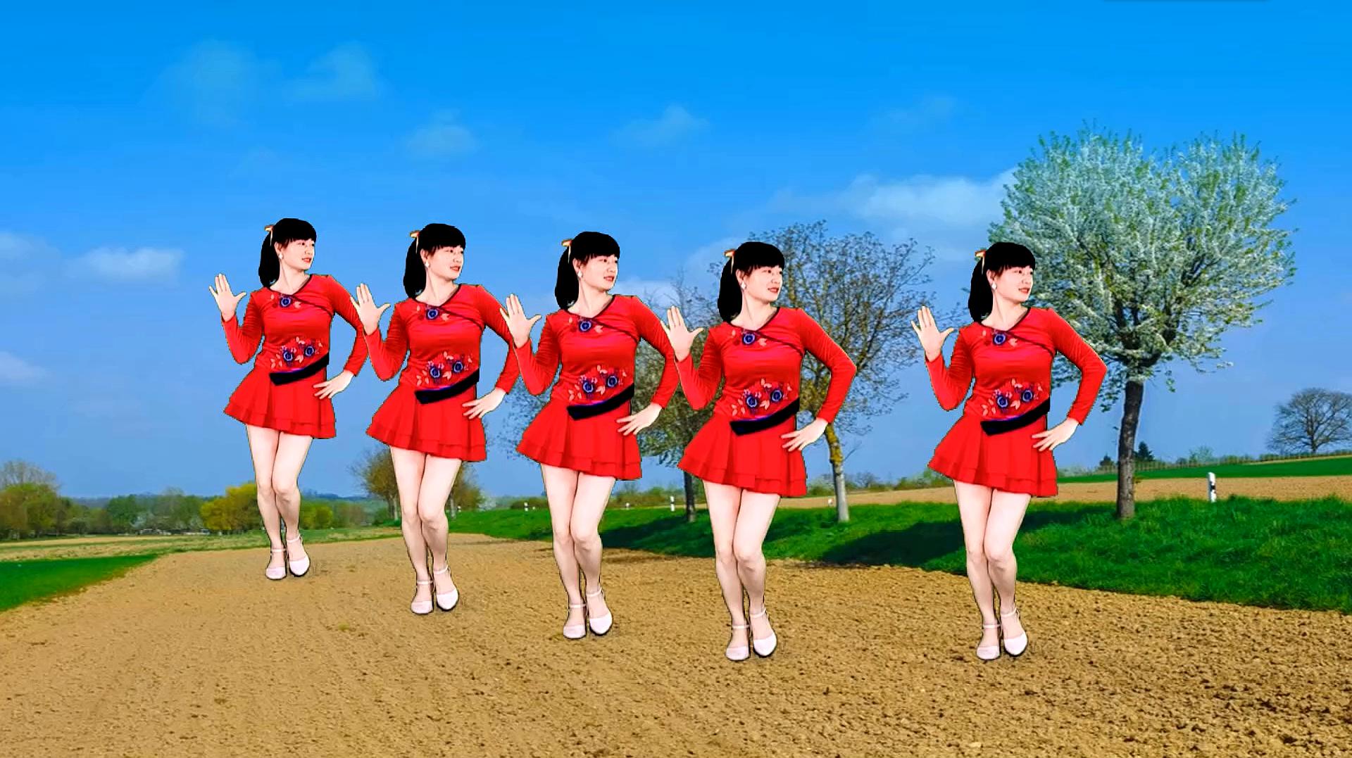 热门广场舞《你莫走》流行网红步子舞，时尚大方美美哒