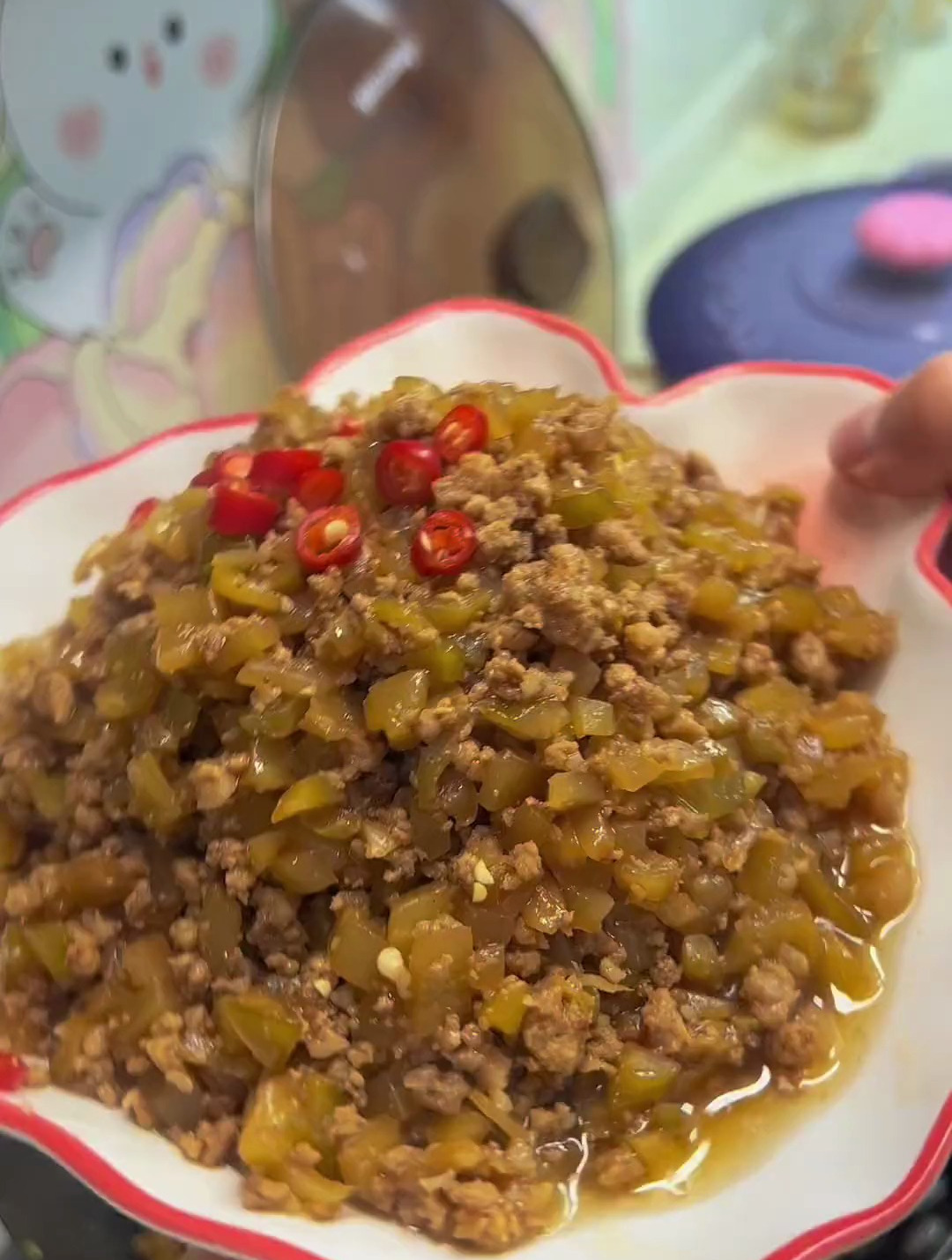 肉沫榨菜拌饭拌面特别好吃,一定要多炒一下,越干吧越香