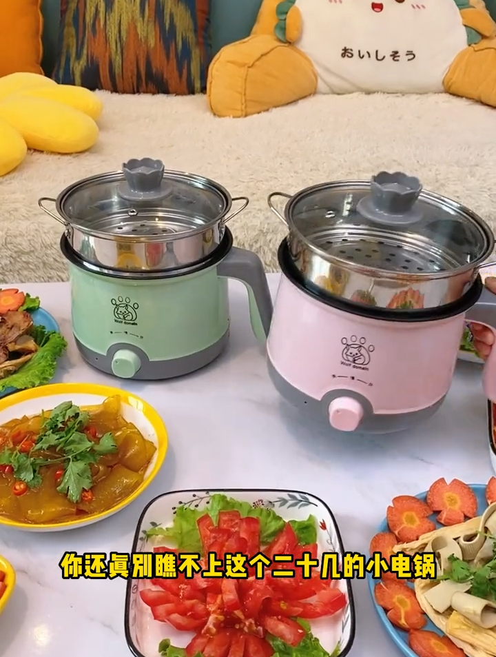 平时家里真缺不了这个小电锅,煮粥煮面煮火锅都很方便
