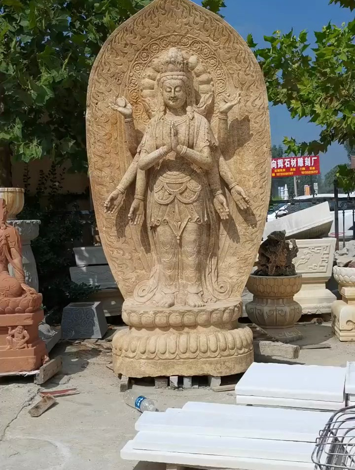 石雕汉白玉佛像大理石送子观音地藏王菩萨弥勒佛千手观音人物雕刻