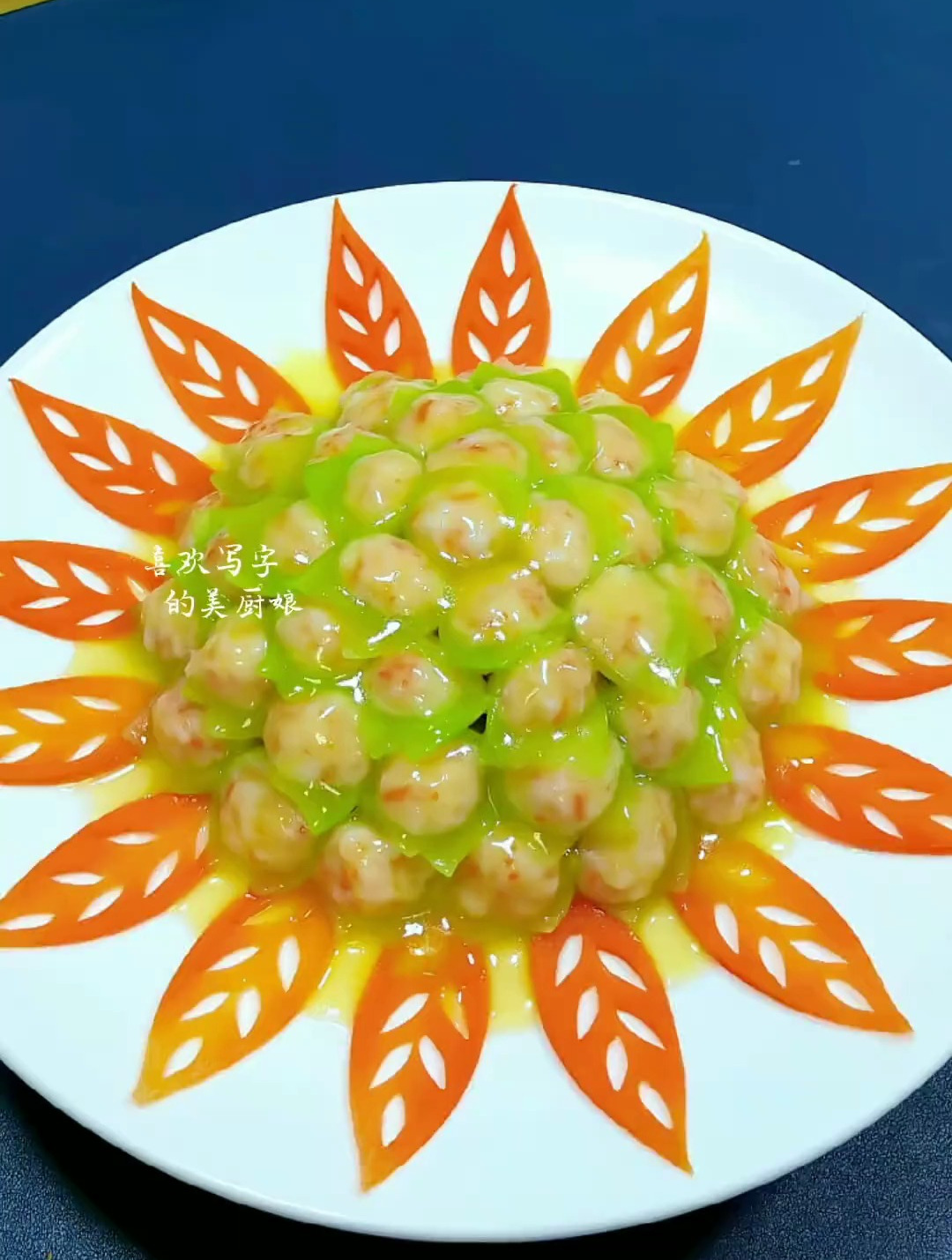 用柳叶刀做美食摆盘太好看了