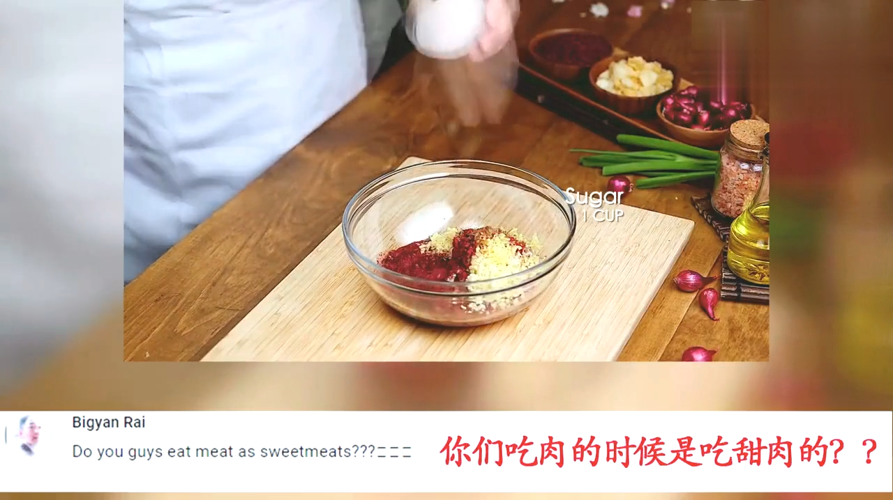 叉烧配炒饭,外国网友不需要200刀就可以吃得到