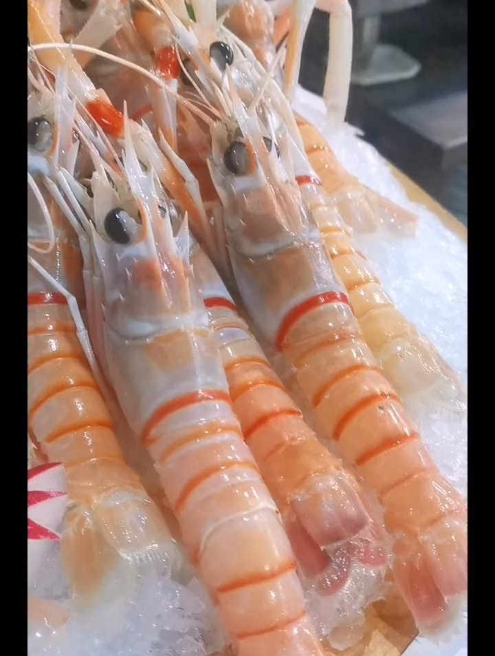 鲜甜南极小龙虾刺身