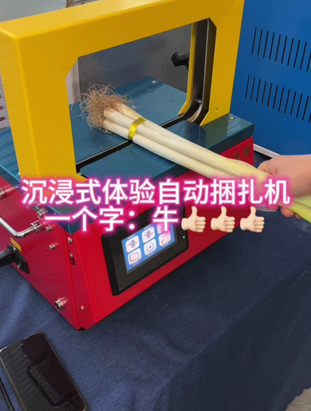 蔬菜自动捆扎机怎么选择?昆劲教您一个小妙招
