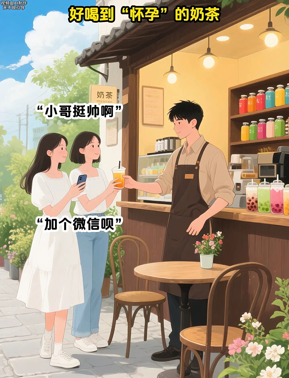 奶茶好喝到让人想生娃!太夸张了吧