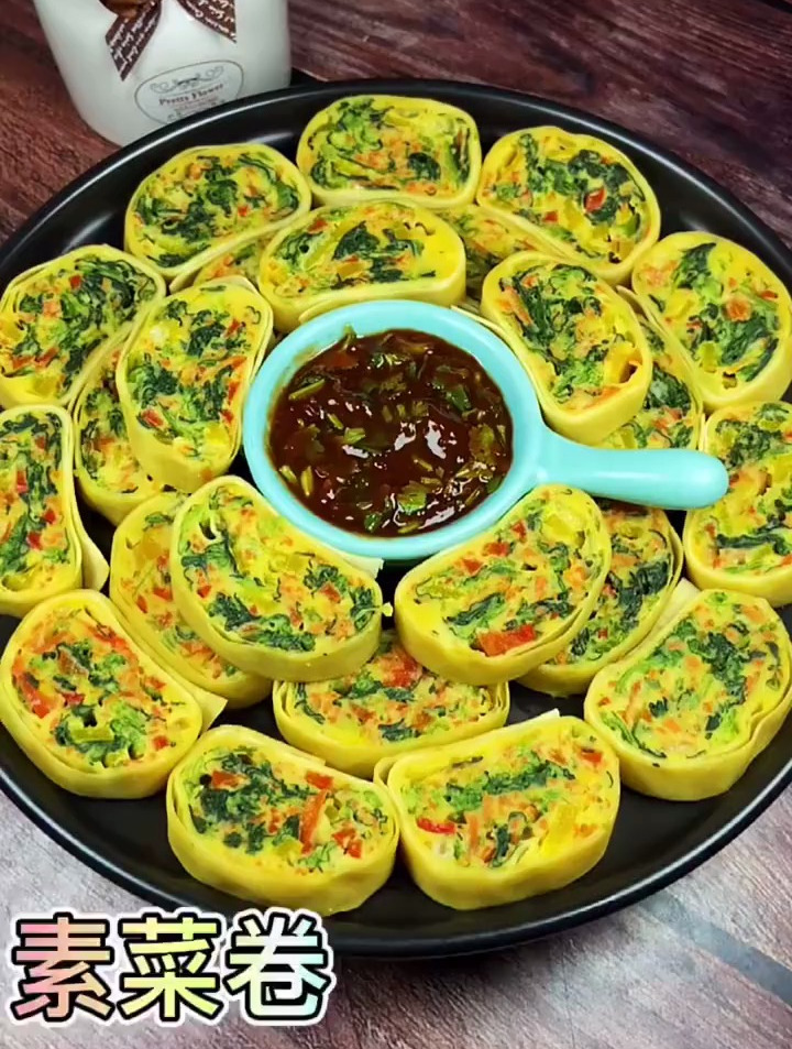 素菜卷,简单好吃不长肉