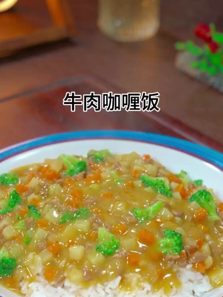 宝宝爱吃的牛肉咖喱饭