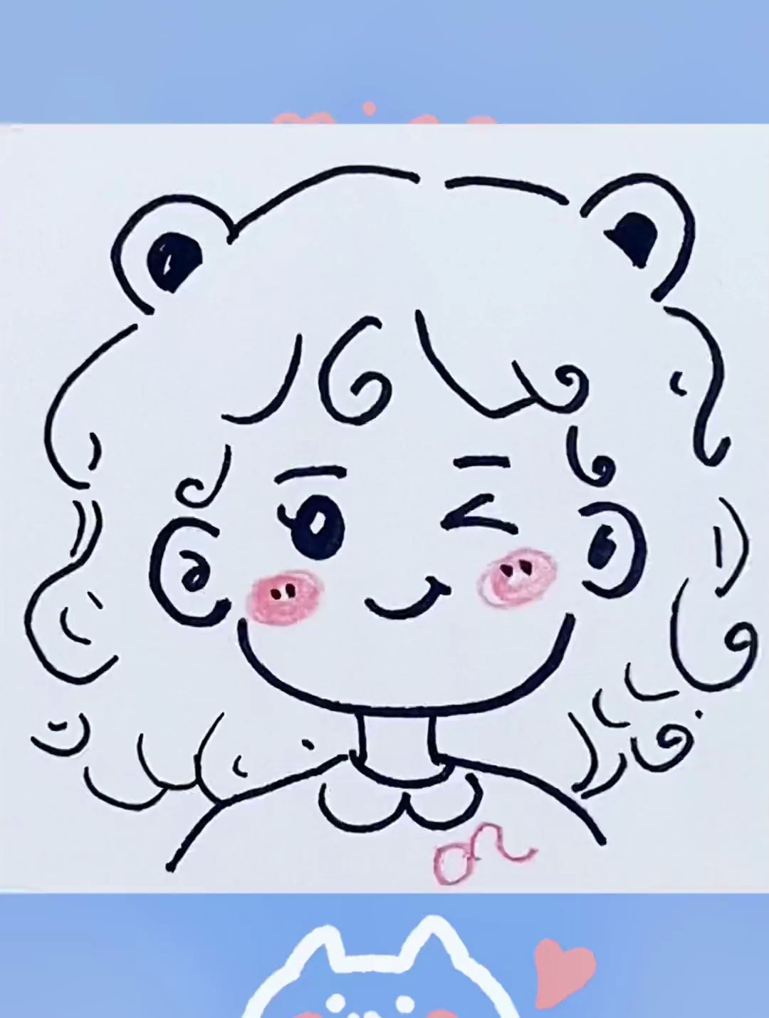 星座简笔画狮子座