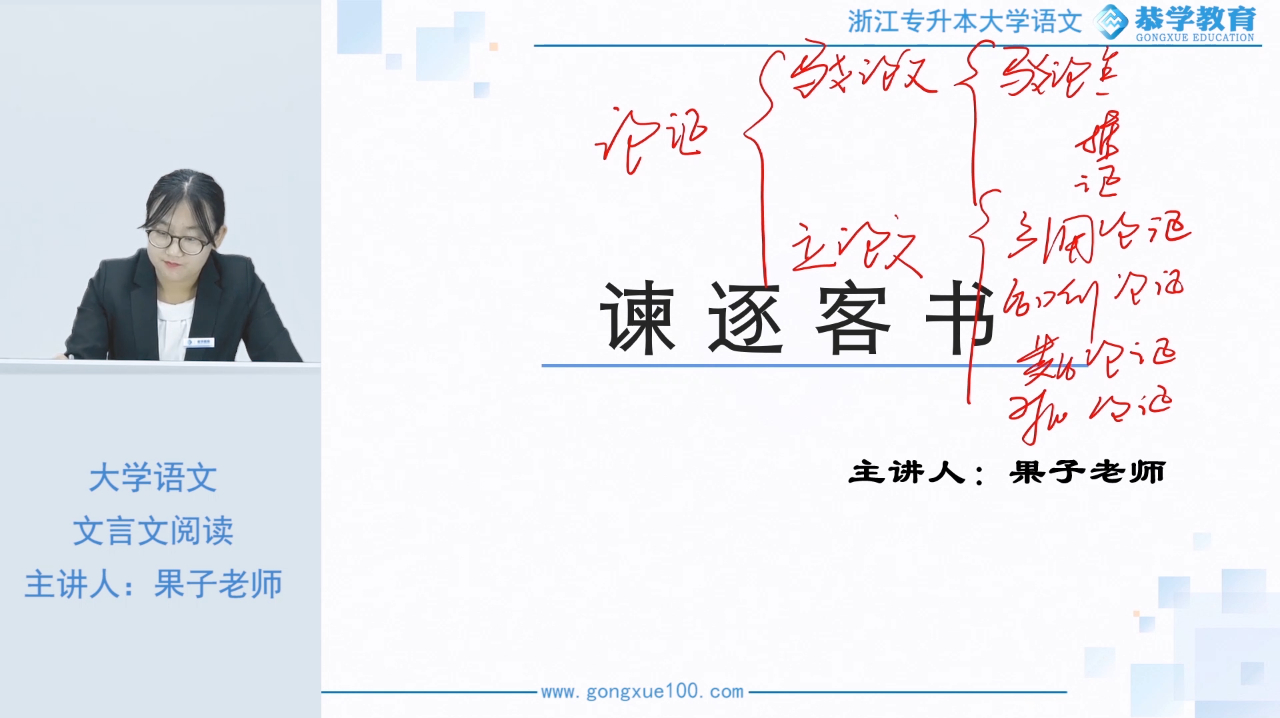 [图]浙江专升本|语文之文言文阅读讲解《谏逐客书》